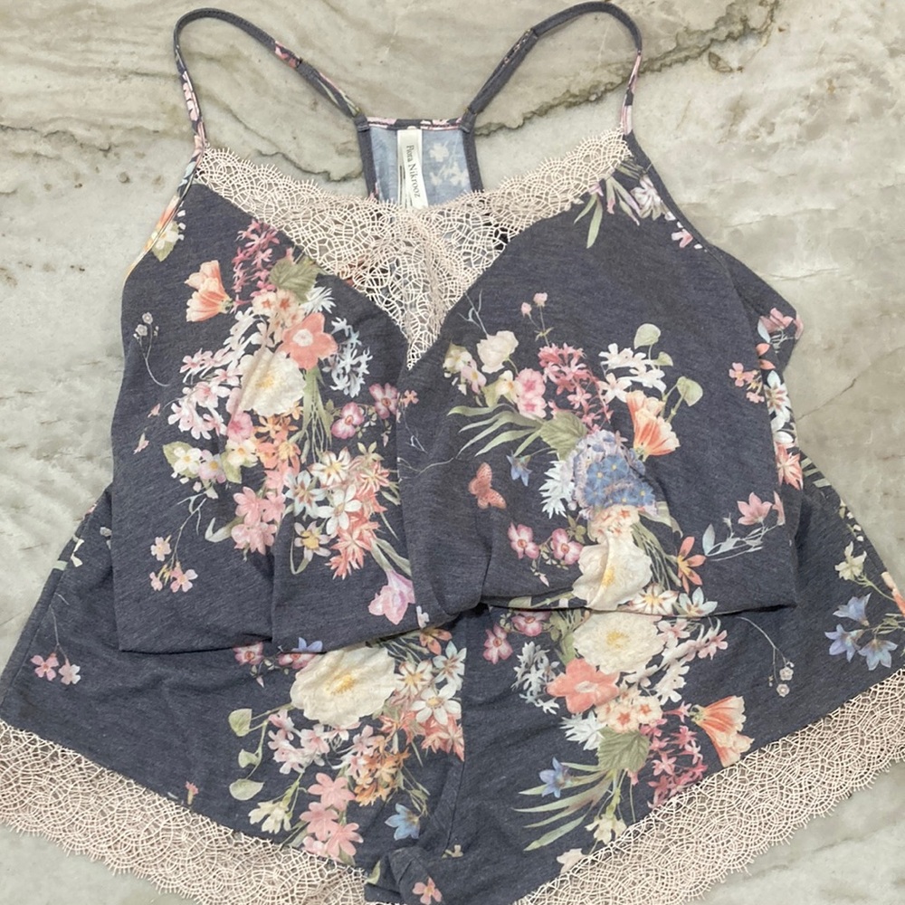 Flora Nikrooz tank and shorts pajama set